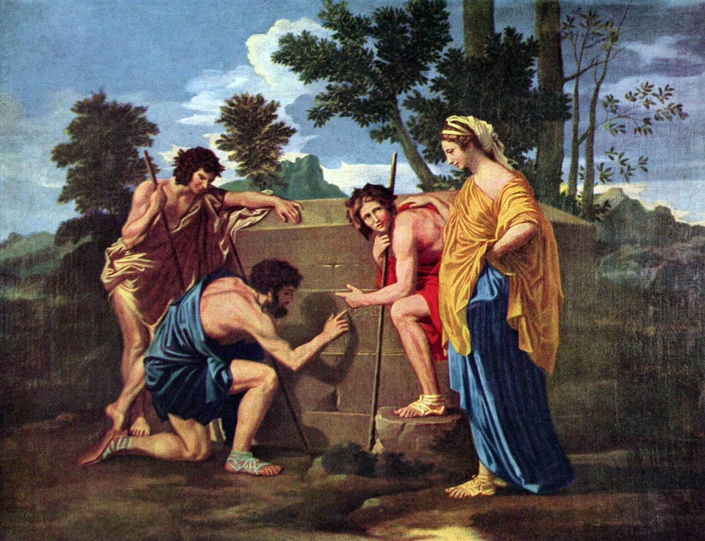 Les Bergers d'Arcadie di Nicolas Poussin